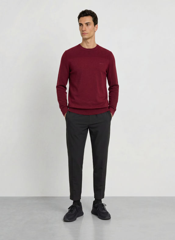 BOSS Sweater MOMENTUM-X DARK RED