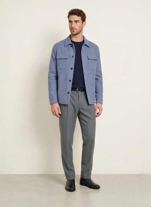 CHAS Cashmere-Pullover DUNKELBLAU
