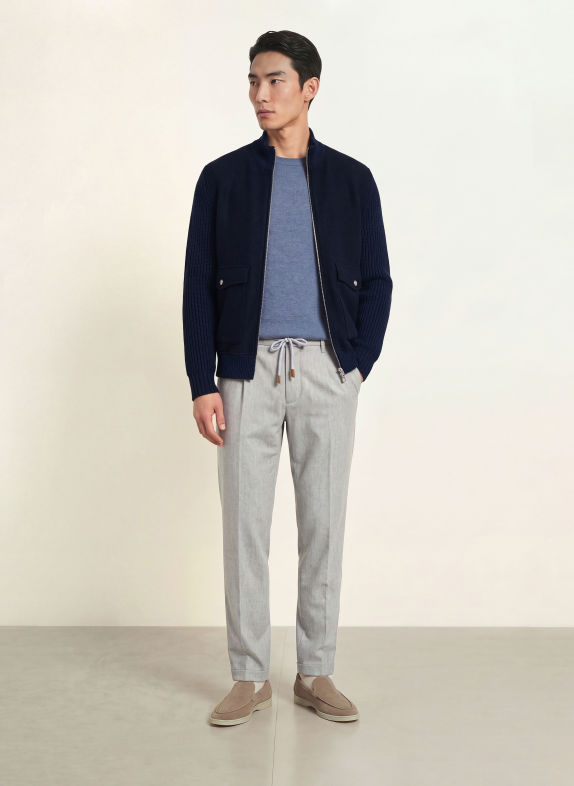 CHAS Cashmere-Pullover BLAU