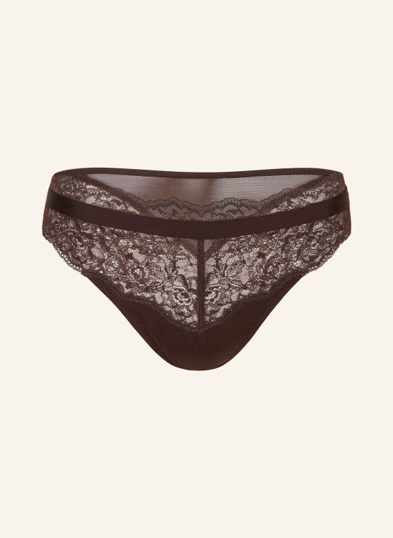 MARIE JO Slip MUSEA mit Paillettenbesatz DUNKELBRAUN