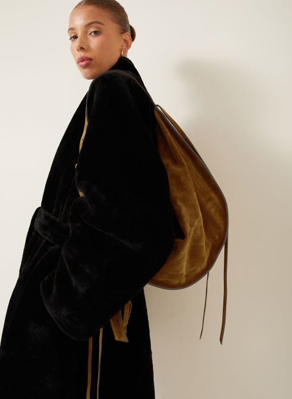RADICA STUDIO Shoulder bag AMACA MAXI BROWN