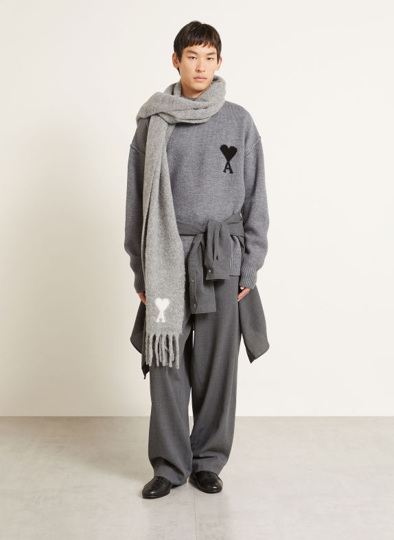 AMI PARIS Turtleneck sweater GRAY
