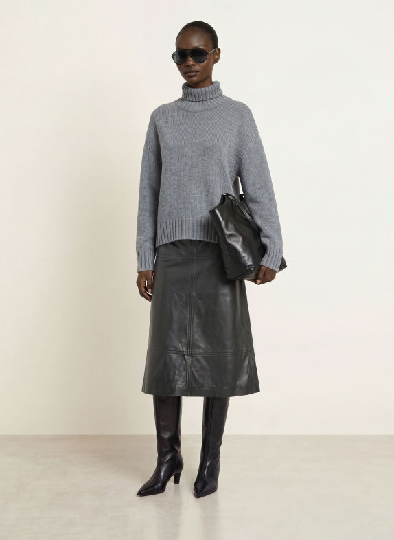 ALMADA LABEL Pullover NOLA mit Cashmere GRAU