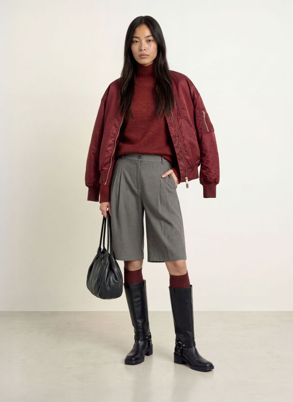 MOS MOSH MMERIM THORA sweater with alpaca BROWN