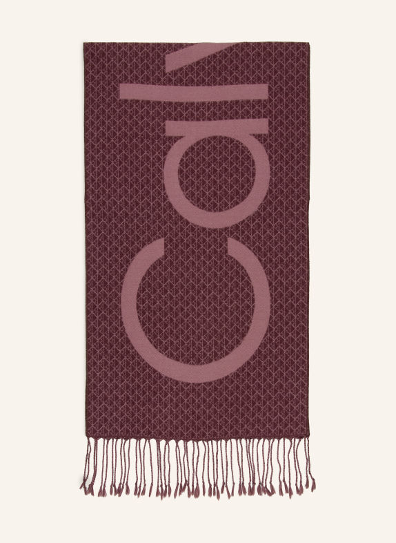 Calvin Klein Schal DUNKELROT / ALTROSA