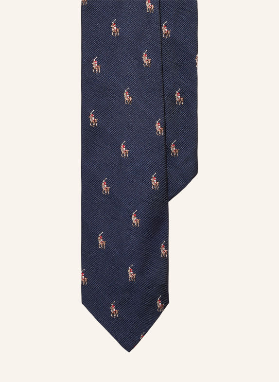POLO RALPH LAUREN Cravată ALBASTRU ÎNCHIS / MARO / ROȘU