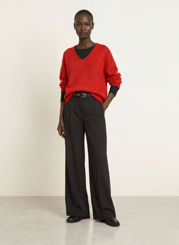 BOSS Marlenehose TARIMA SCHWARZ