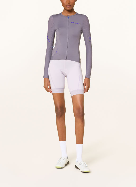 MAAP Cyklistický dres EMERGE LS JERSEY ŠEDÁ