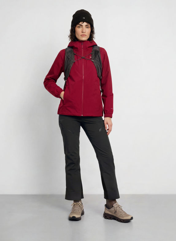 THE NORTH FACE Jacheta funcțională QUEST MONO ROȘU ÎNCHIS