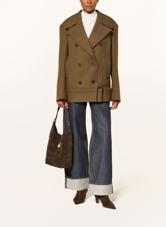 DEMELLIER Tote-taske THE SIENA MØRKEBRUN / GULD