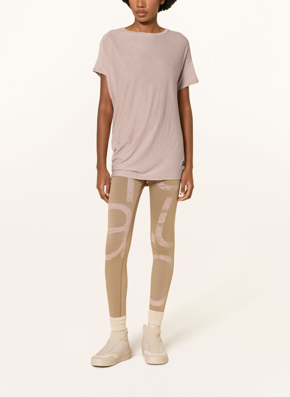 super.natural YOGA LOOSE T-shirt with merino wool DUSKY PINK