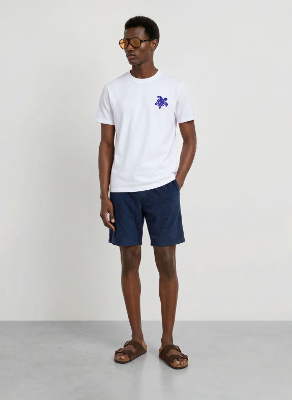 VILEBREQUIN T-shirt WIT / BLAUW