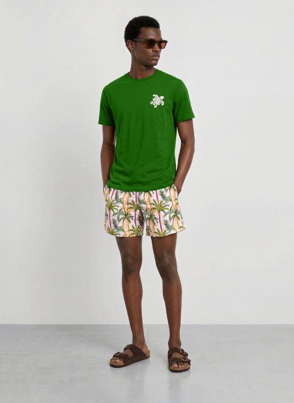 VILEBREQUIN T-shirt GROEN / WIT