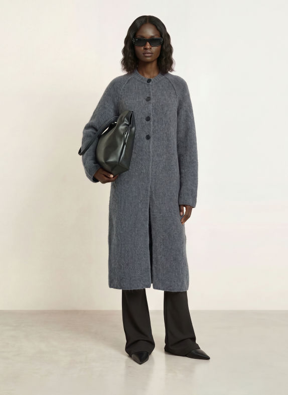 black palms MAEXIN cardigan GRAY