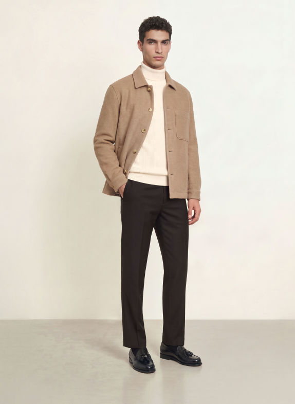 ALBERTO Chino LUIS Wide Fit DUNKELBRAUN