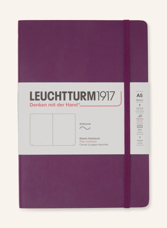 LEUCHTTURM1917 notebook DARK PURPLE