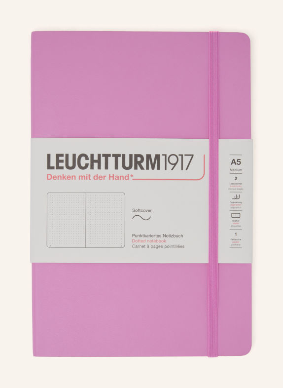 LEUCHTTURM1917 Notizbuch MEDIUM SOFTCOVER ROSA