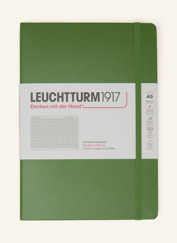 LEUCHTTURM1917 Notizbuch MEDIUM HARDCOVER GRÜN