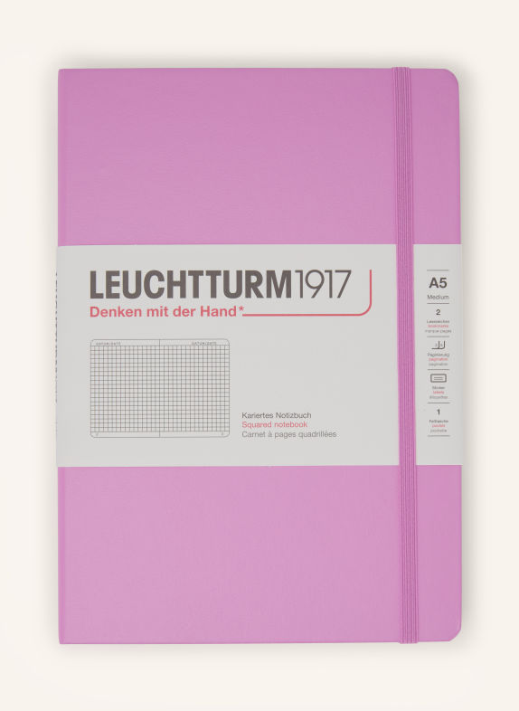 LEUCHTTURM1917 Notizbuch MEDIUM HARDCOVER ROSA