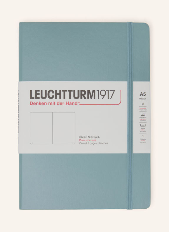 LEUCHTTURM1917 MEDIUM notebook BLUE GRAY