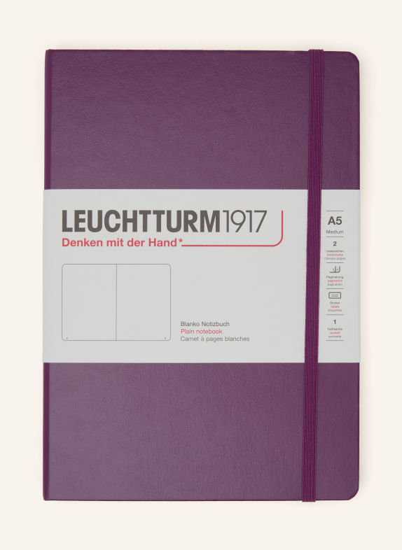 LEUCHTTURM1917 MEDIUM notebook DARK PURPLE