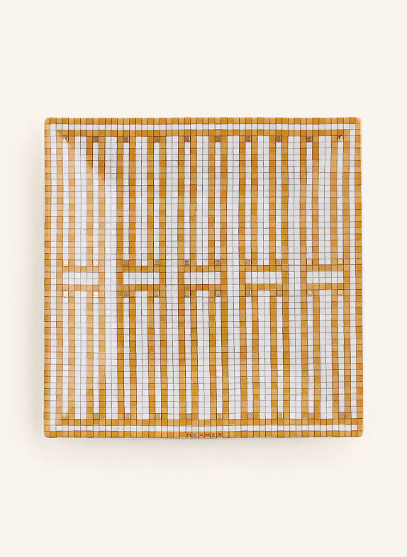 LA TABLE HERMÈS Miska MOSAIQUE AU 24 GOLD č. 2 ZLATÁ / TMAVĚ ŽLUTÁ / BÍLÁ