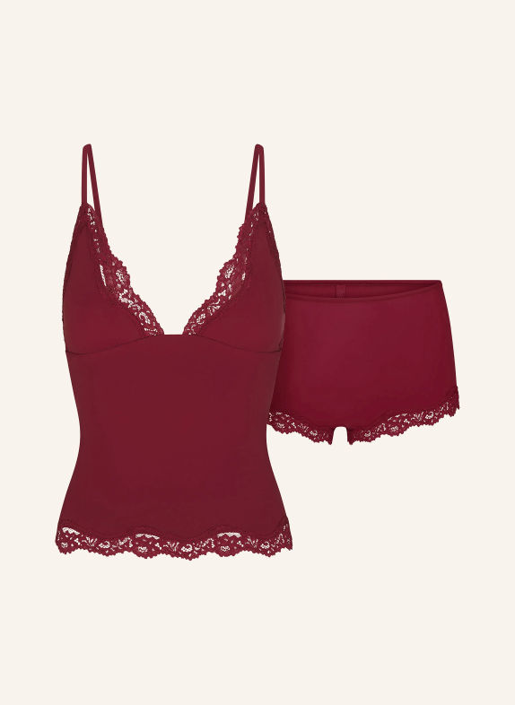 SKIMS Ensemble de détente FITS EVERYBODY MERLOT