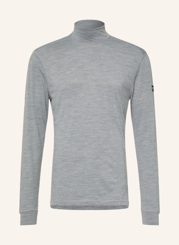 super.natural Funktionswäsche-Shirt TUNDRA175 mit Merinowolle GRAU