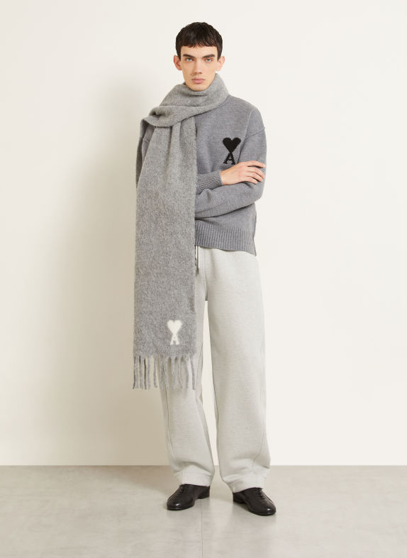 Ami Paris sweater GRAY / BLACK