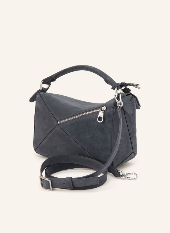 LOEWE Handtasche PUZZLE DUNKELGRAU / SILBER