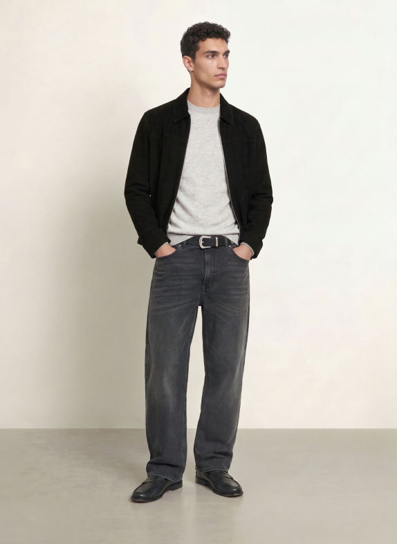 PAUL Blugi cu croială regular 4748 Black Denim