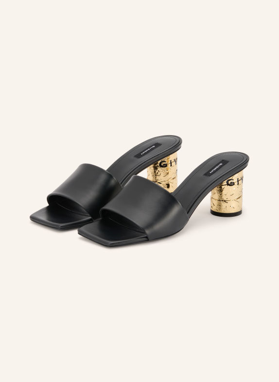 GIVENCHY mules BLACK / GOLD