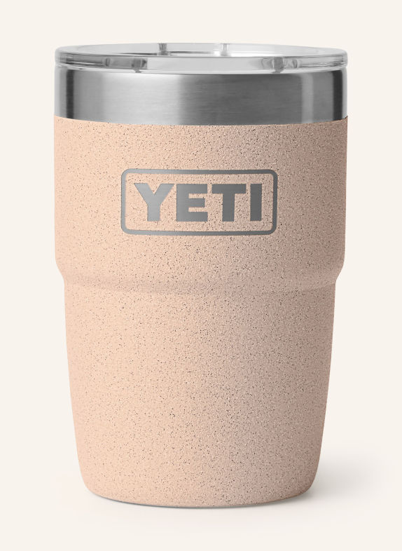 YETI Kubek termiczny RAMBLER® BEŻOWY / SREBRNY
