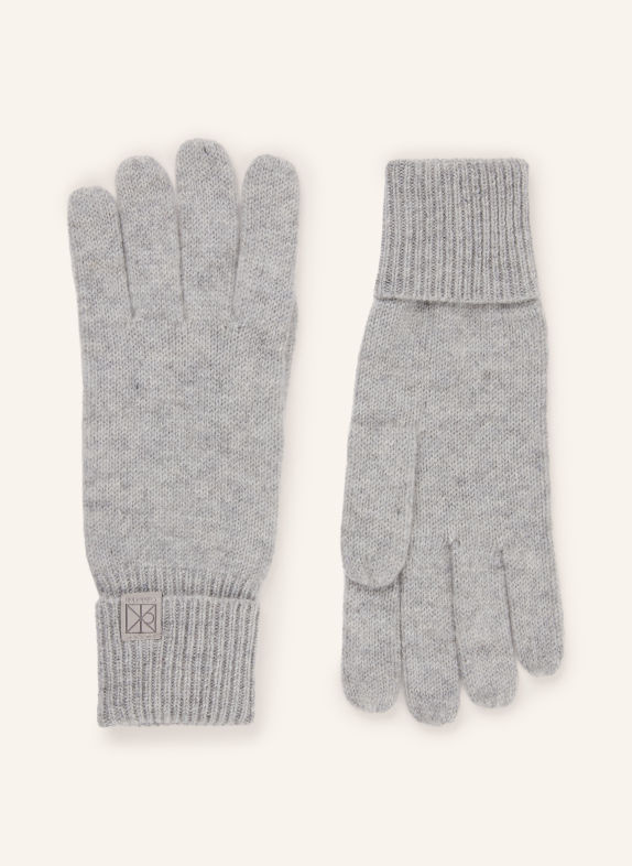 Calvin Klein Handschuhe aus Cashmere GRAU