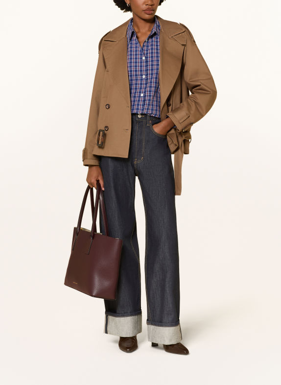 MARC JACOBS Shoppers THE WORK TOTE DARK RED
