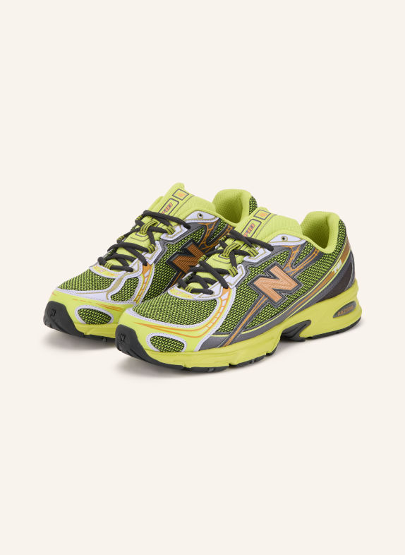 new balance Sneakers 740 ZWART / DONKERORANJE / NEONGROEN