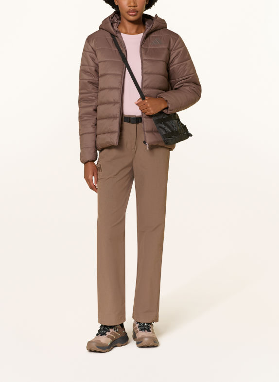 adidas TERREX TERREX MULTI ESSENTIALS CLIMAWARM Quilted Jacket BROWN