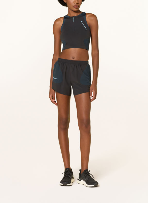 adidas HERMANOS KOUMORI Running top DARK BROWN / BLACK