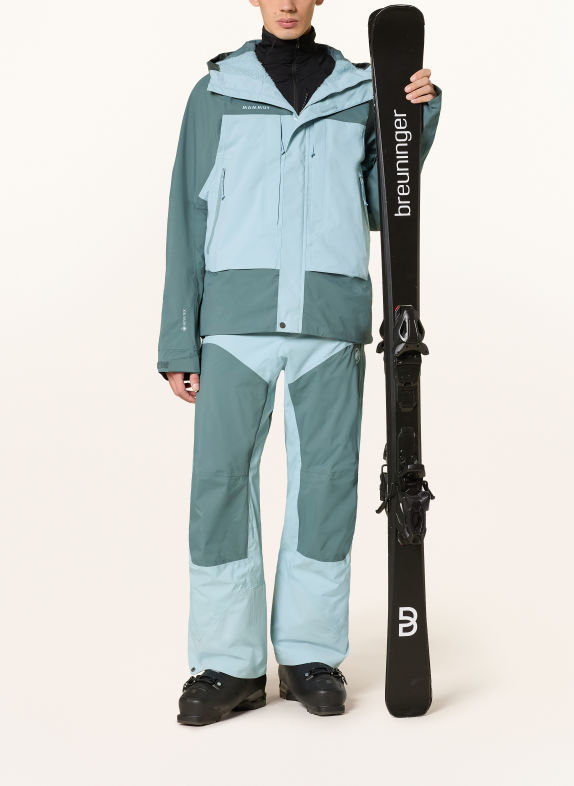 MAMMUT Hardshell-Skijacke HALDIGRAT GTX HS THERMO NEONBLAU / HELLBLAU