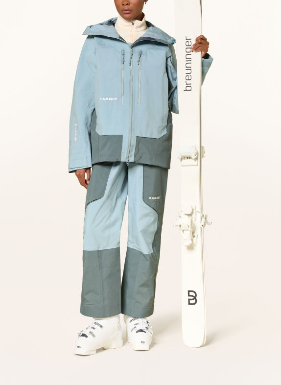 MAMMUT Hardshell-Skijacke EIGER FREE PRO HELLBLAU / GRAU