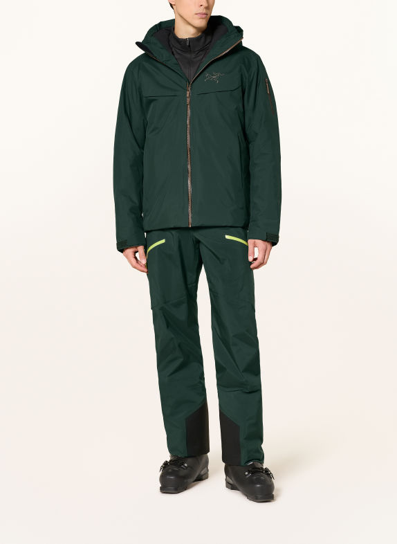 ARC'TERYX MACAI Down ski jacket DARK GREEN