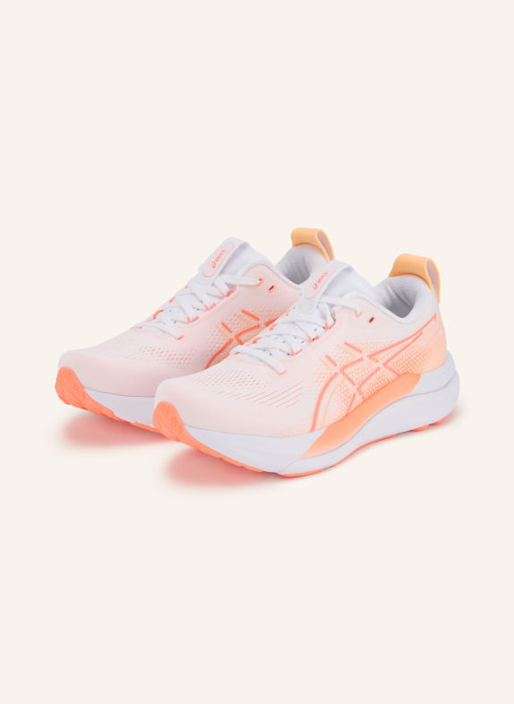 ASICS GEL-KAYANO 33 Running Shoes WHITE / NEON RED / NEON ORANGE