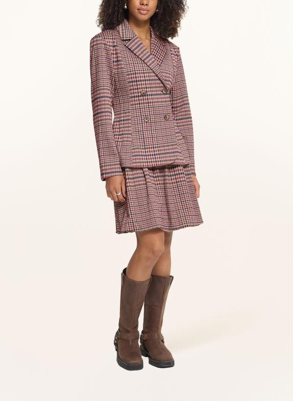 ICHI Blazer IHKATE BEIGE / DUNKELROT / BLAU