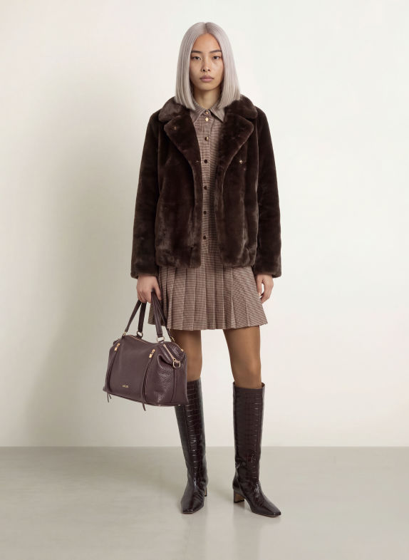 LIU JO BOSTON Shoppers DARK BROWN / GOLD