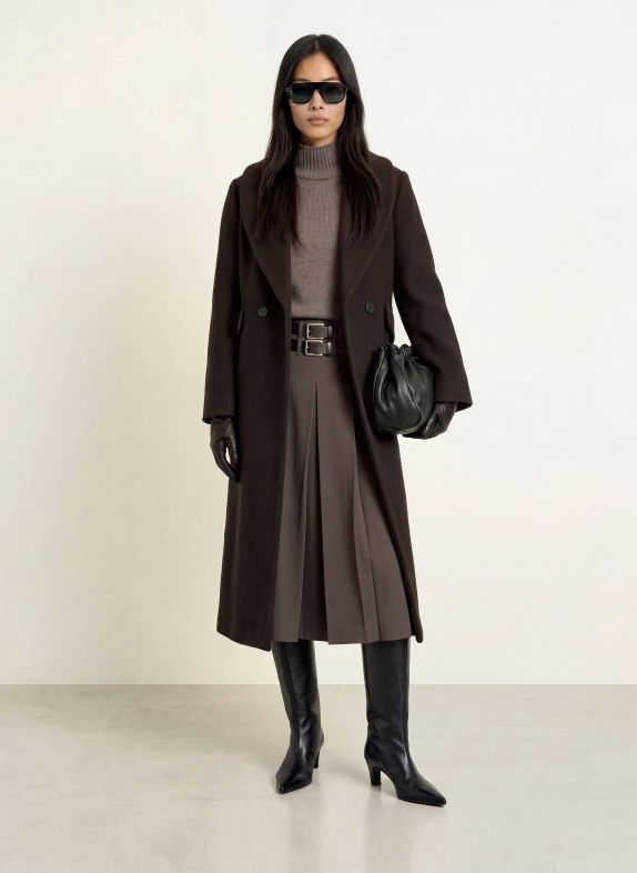 CPH MUSE Coat CMFOUZ DARK BROWN