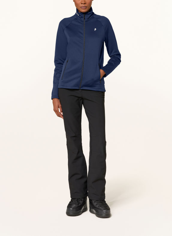 Peak Performance Midlayer-Jacke RIDER ESSENTIALS ZIP DUNKELBLAU