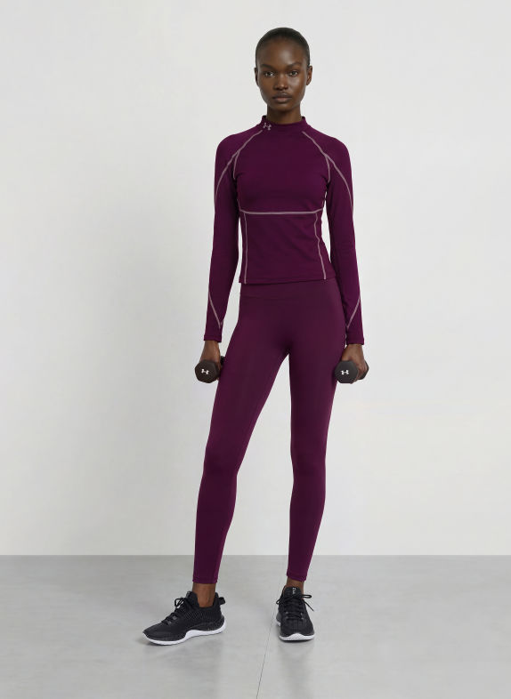 UNDER ARMOUR Legíny MERIDIAN TMAVĚ FIALOVÁ