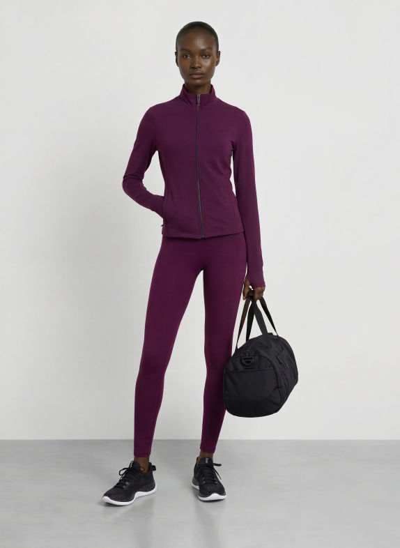 UNDER ARMOUR Bunda na trénink MERIDIAN FIALOVÁ