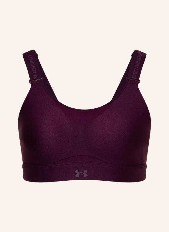 UNDER ARMOUR UA INFINITY HIGH 2.0 Sports bra with Mesh DARK PURPLE