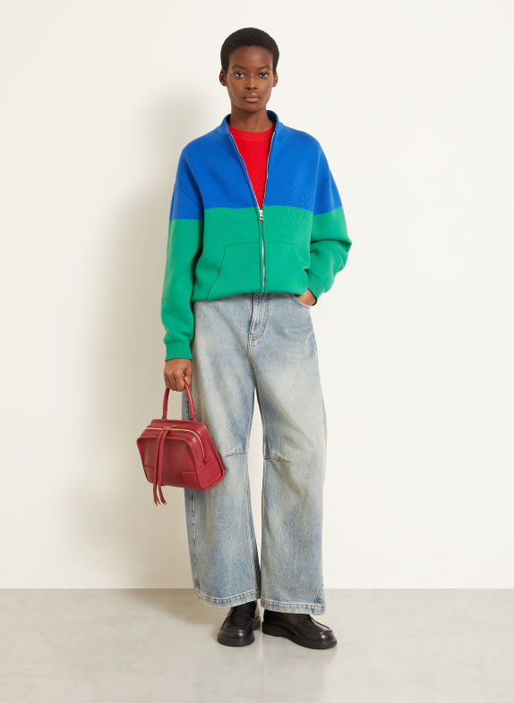 LOEWE Sac à bandoulière AMAZONA 180 SMALL ROUGE / OR